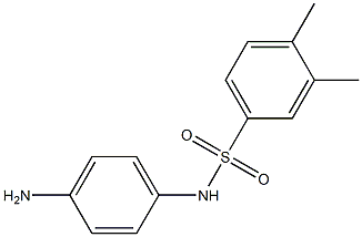 N-(4-aminophenyl)-3,4-dimethylbenzene-1-sulfonamide Struktur