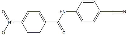 N-(4-cyanophenyl)-4-nitrobenzamide Struktur