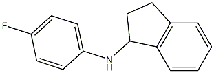 N-(4-fluorophenyl)-2,3-dihydro-1H-inden-1-amine Struktur