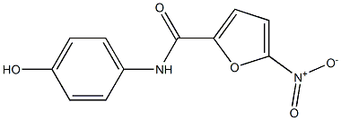 N-(4-hydroxyphenyl)-5-nitrofuran-2-carboxamide Struktur