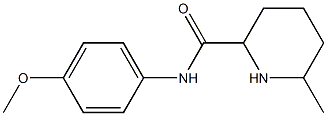 N-(4-methoxyphenyl)-6-methylpiperidine-2-carboxamide Struktur