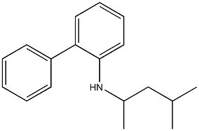 N-(4-methylpentan-2-yl)-2-phenylaniline Struktur