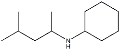 N-(4-methylpentan-2-yl)cyclohexanamine Struktur