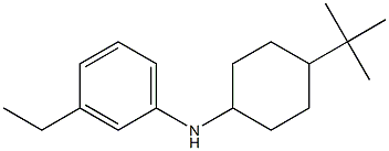 N-(4-tert-butylcyclohexyl)-3-ethylaniline Struktur