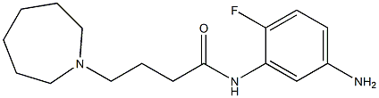 N-(5-amino-2-fluorophenyl)-4-azepan-1-ylbutanamide Struktur