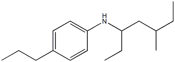 N-(5-methylheptan-3-yl)-4-propylaniline Struktur