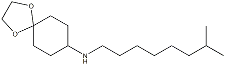 N-(7-methyloctyl)-1,4-dioxaspiro[4.5]decan-8-amine Struktur