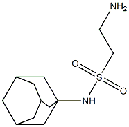 N-(adamantan-1-yl)-2-aminoethane-1-sulfonamide Struktur