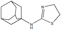 N-(adamantan-1-yl)-4,5-dihydro-1,3-thiazol-2-amine Struktur