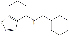 N-(cyclohexylmethyl)-4,5,6,7-tetrahydro-1-benzofuran-4-amine Struktur