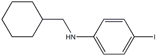 N-(cyclohexylmethyl)-4-iodoaniline Struktur