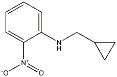 N-(cyclopropylmethyl)-2-nitroaniline Struktur