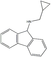 N-(cyclopropylmethyl)-9H-fluoren-9-amine Struktur