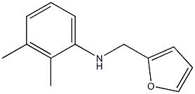 N-(furan-2-ylmethyl)-2,3-dimethylaniline Struktur