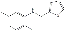 N-(furan-2-ylmethyl)-2,5-dimethylaniline Struktur