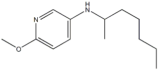 N-(heptan-2-yl)-6-methoxypyridin-3-amine Struktur