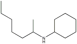 N-(heptan-2-yl)cyclohexanamine Struktur