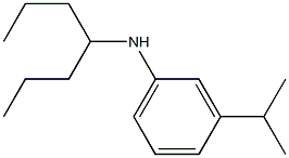 N-(heptan-4-yl)-3-(propan-2-yl)aniline Struktur