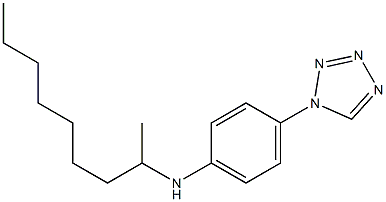 N-(nonan-2-yl)-4-(1H-1,2,3,4-tetrazol-1-yl)aniline Struktur