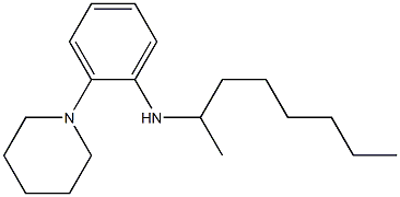 N-(octan-2-yl)-2-(piperidin-1-yl)aniline Struktur