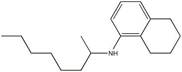 N-(octan-2-yl)-5,6,7,8-tetrahydronaphthalen-1-amine Struktur