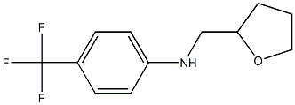 N-(oxolan-2-ylmethyl)-4-(trifluoromethyl)aniline Struktur