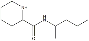 N-(pentan-2-yl)piperidine-2-carboxamide Struktur