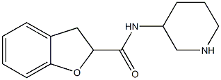 N-(piperidin-3-yl)-2,3-dihydro-1-benzofuran-2-carboxamide Struktur