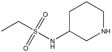 N-(piperidin-3-yl)ethane-1-sulfonamide Struktur