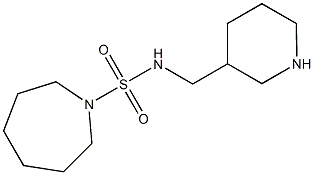 N-(piperidin-3-ylmethyl)azepane-1-sulfonamide Struktur