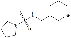 N-(piperidin-3-ylmethyl)pyrrolidine-1-sulfonamide Struktur