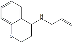 N-(prop-2-en-1-yl)-3,4-dihydro-2H-1-benzopyran-4-amine Struktur