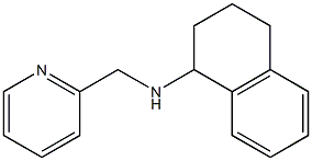 N-(pyridin-2-ylmethyl)-1,2,3,4-tetrahydronaphthalen-1-amine Struktur