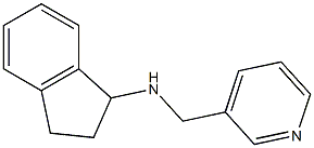 N-(pyridin-3-ylmethyl)-2,3-dihydro-1H-inden-1-amine Struktur