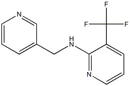 N-(pyridin-3-ylmethyl)-3-(trifluoromethyl)pyridin-2-amine Struktur