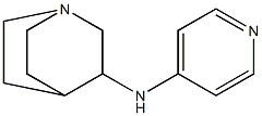 N-(pyridin-4-yl)-1-azabicyclo[2.2.2]octan-3-amine Struktur