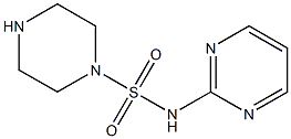 N-(pyrimidin-2-yl)piperazine-1-sulfonamide Struktur