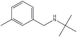 N-(tert-butyl)-N-(3-methylbenzyl)amine Struktur