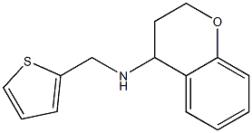 N-(thiophen-2-ylmethyl)-3,4-dihydro-2H-1-benzopyran-4-amine Struktur