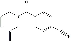 N,N-diallyl-4-cyanobenzamide Struktur