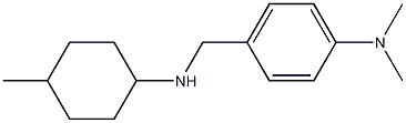 N,N-dimethyl-4-{[(4-methylcyclohexyl)amino]methyl}aniline Struktur