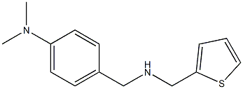 N,N-dimethyl-4-{[(thiophen-2-ylmethyl)amino]methyl}aniline Struktur