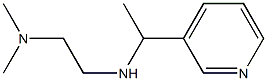 N,N-dimethyl-N'-(1-pyridin-3-ylethyl)ethane-1,2-diamine Struktur