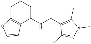 N-[(1,3,5-trimethyl-1H-pyrazol-4-yl)methyl]-4,5,6,7-tetrahydro-1-benzofuran-4-amine Struktur