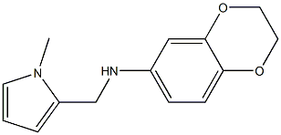 N-[(1-methyl-1H-pyrrol-2-yl)methyl]-2,3-dihydro-1,4-benzodioxin-6-amine Struktur