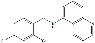 N-[(2,4-dichlorophenyl)methyl]quinolin-5-amine Struktur