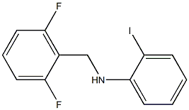 N-[(2,6-difluorophenyl)methyl]-2-iodoaniline Struktur