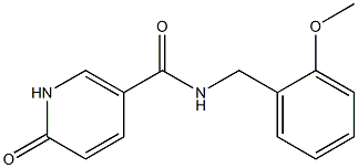 N-[(2-methoxyphenyl)methyl]-6-oxo-1,6-dihydropyridine-3-carboxamide Struktur