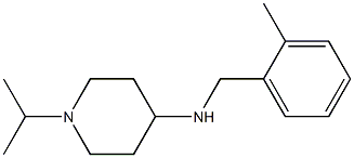 N-[(2-methylphenyl)methyl]-1-(propan-2-yl)piperidin-4-amine Struktur