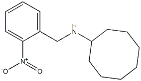 N-[(2-nitrophenyl)methyl]cyclooctanamine Struktur